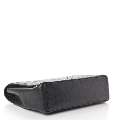 Chanel Caviar Quilted Maxi Double Flap Black 4 of 10