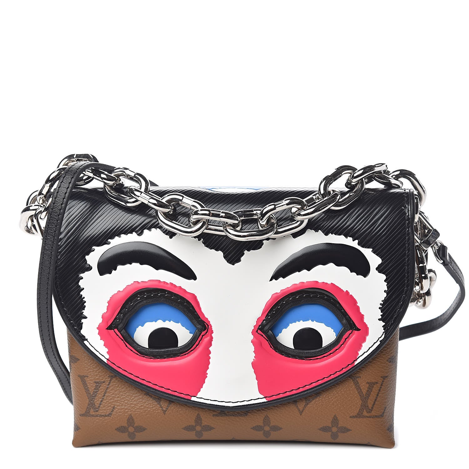 Louis Vuitton Reverse Monogram Kabuki Pochette Black 1 of 10