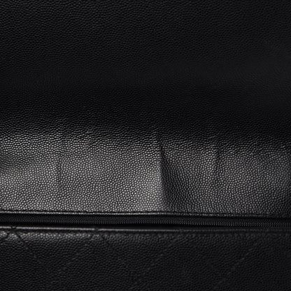 Chanel Caviar Diamond Stitched Flap Bag Black 9 of 13