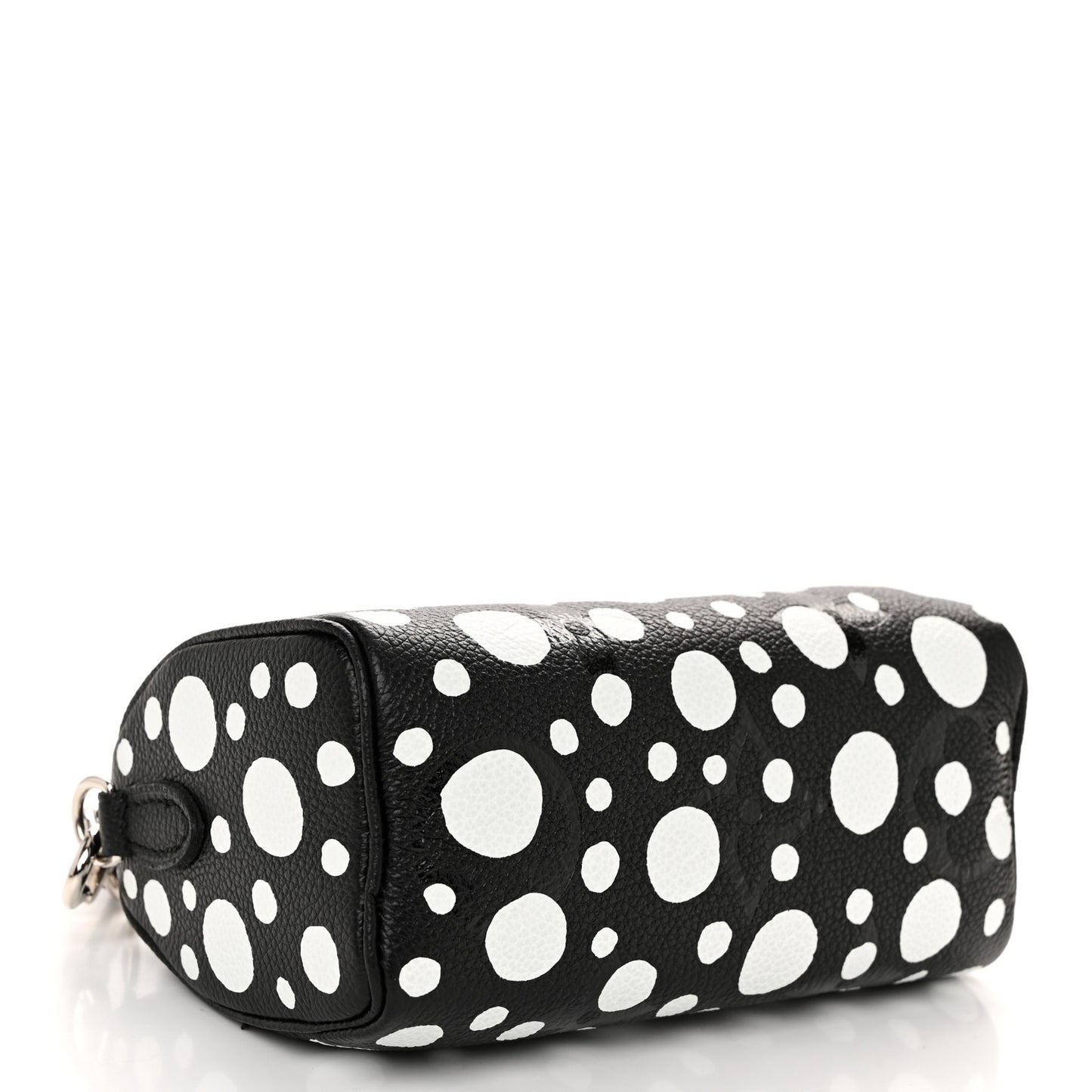 LV X YK Empreinte Infinity Dots Nano Speedy Bandouliere Black White