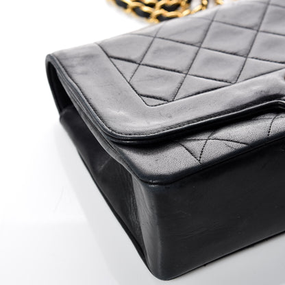 Chanel Lambskin Quilted Medium Single Flap Black 17 of 21