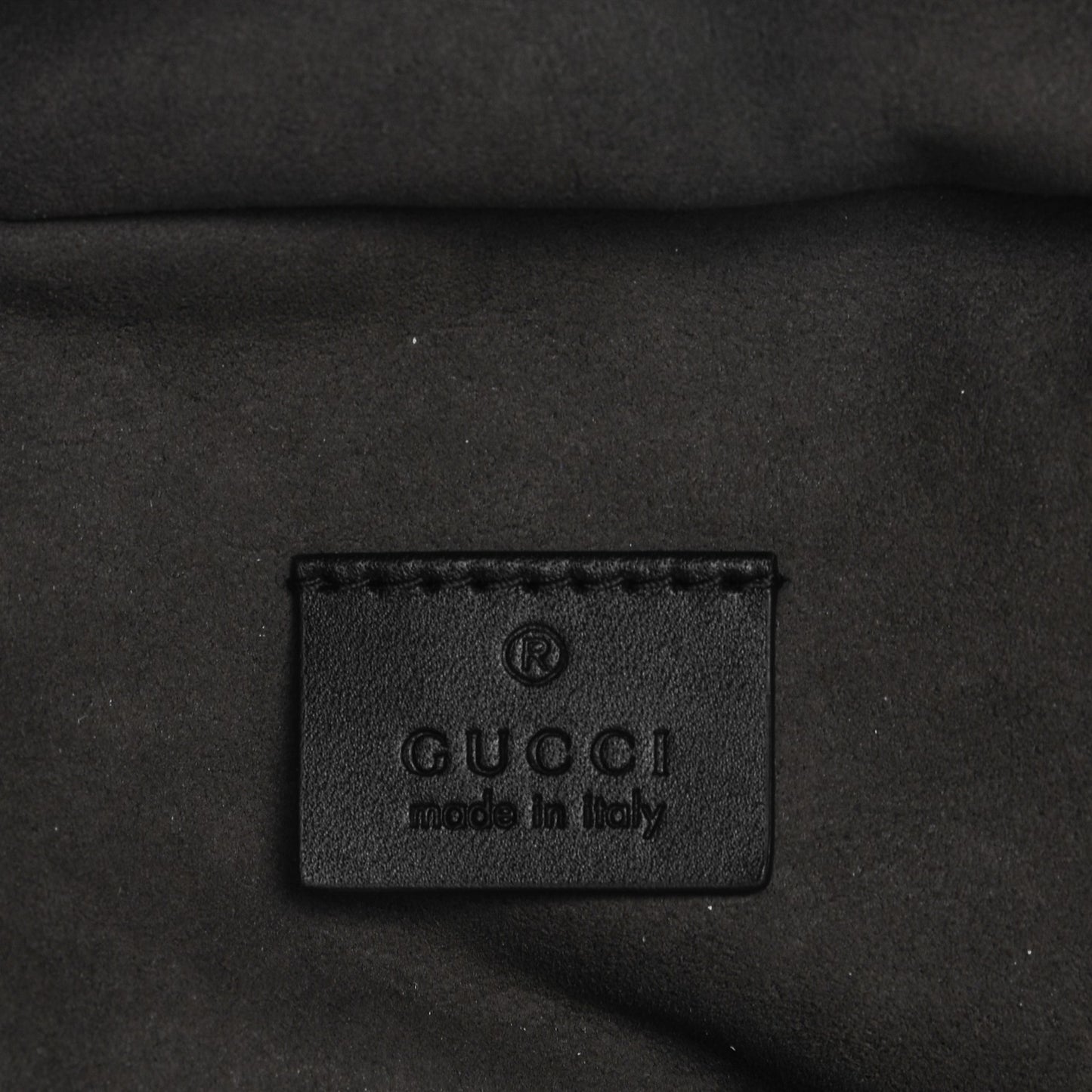 GG Supreme Monogram Medium Backpack Black