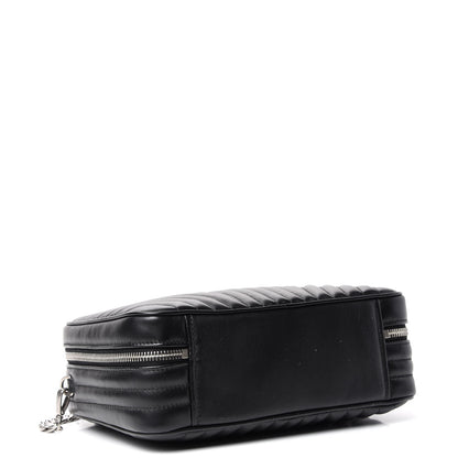 Prada Soft Calfskin Medium Diagramme Crossbody Bag Black 4 of 9