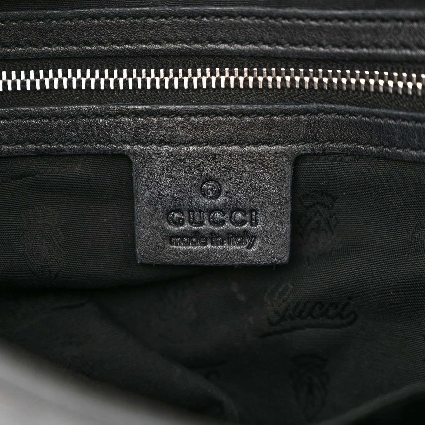 Guccissima Medium GG Twins Hobo Black