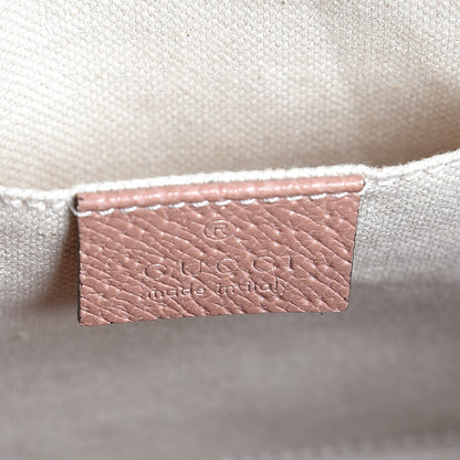Gucci Monogram Mini Bree Messenger Bag Beige Soft Pink 6 of 7