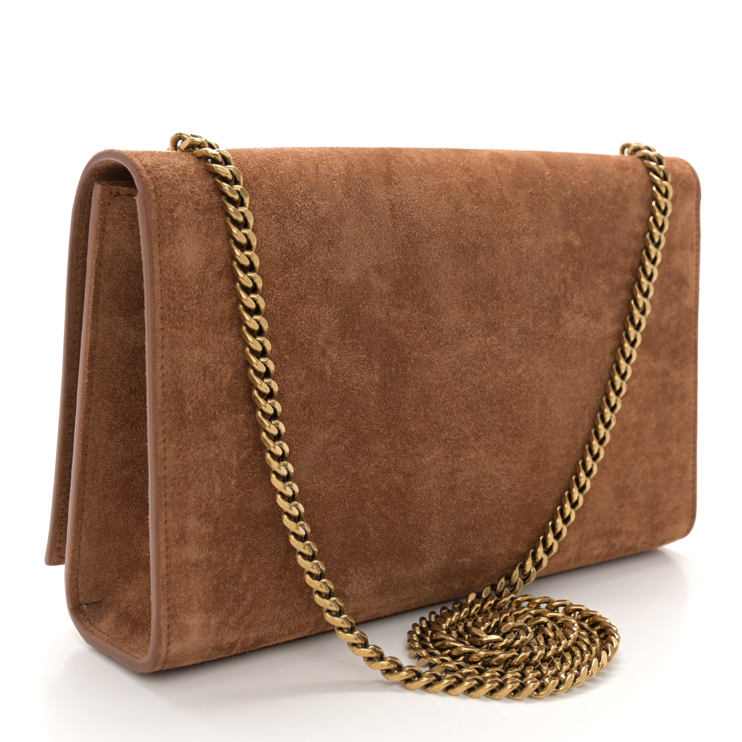 Saint Laurent Suede Medium Monogram Kate Satchel Macaron 3 of 10