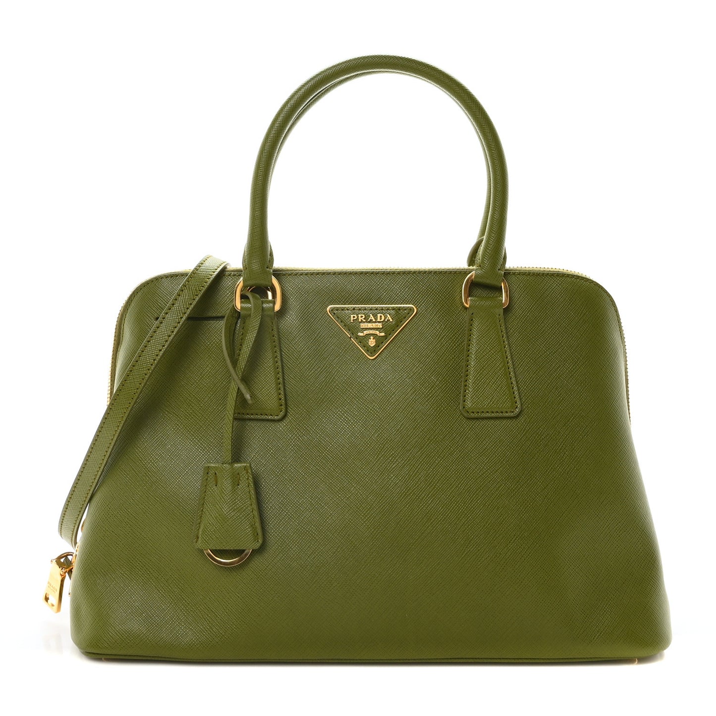 Saffiano Lux Medium Promenade Tote Edera
