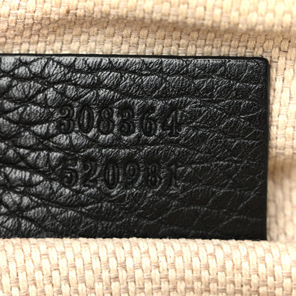 Gucci Pebbled Calfskin Small Soho Disco Bag Black Black 7 of 13