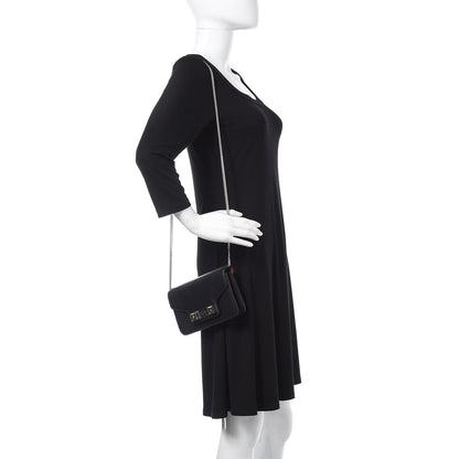 Proenza Schouler Smooth Calfskin PS11 Chain Wallet Black 2 of 10