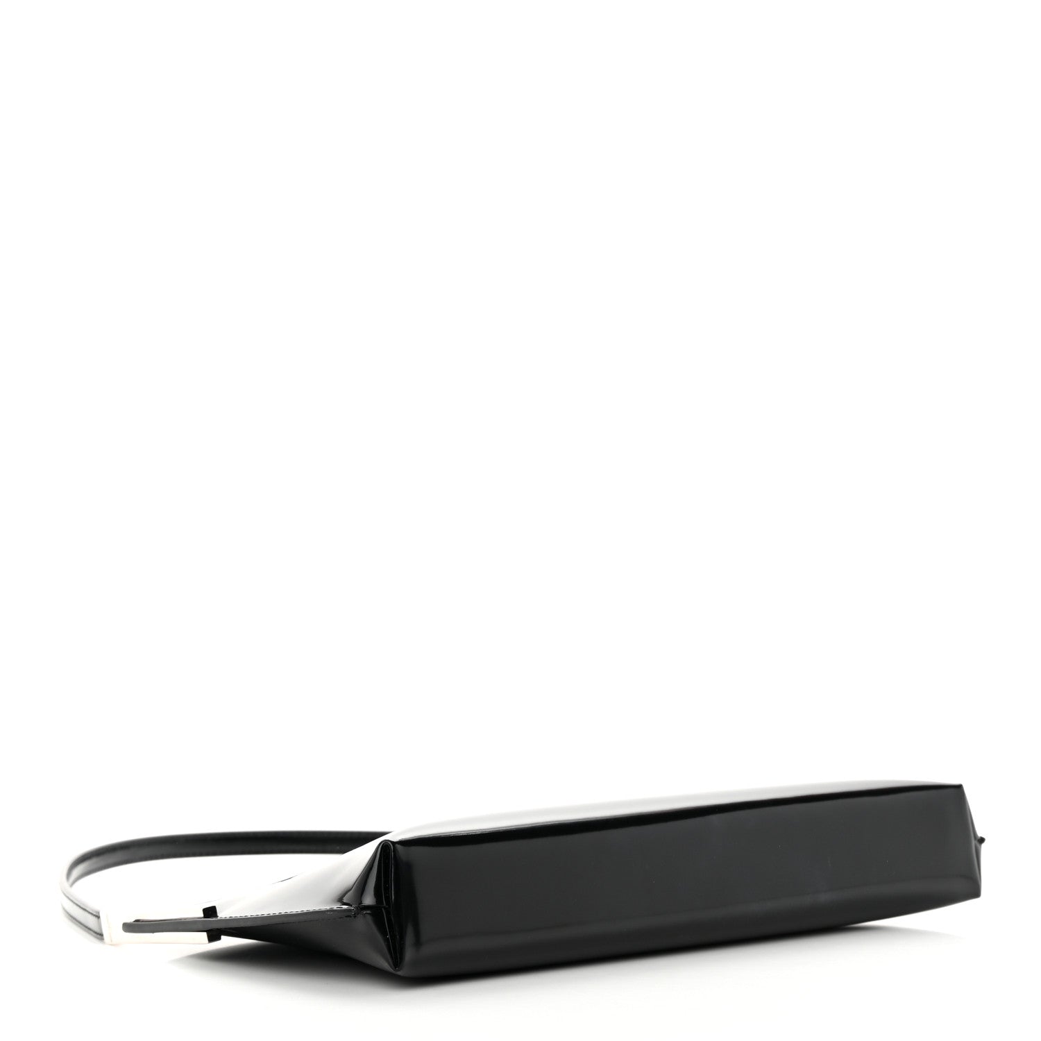 Saint Laurent Patent Calfskin Small Suzanne Rigid Shoulder Bag Black 4 of 13
