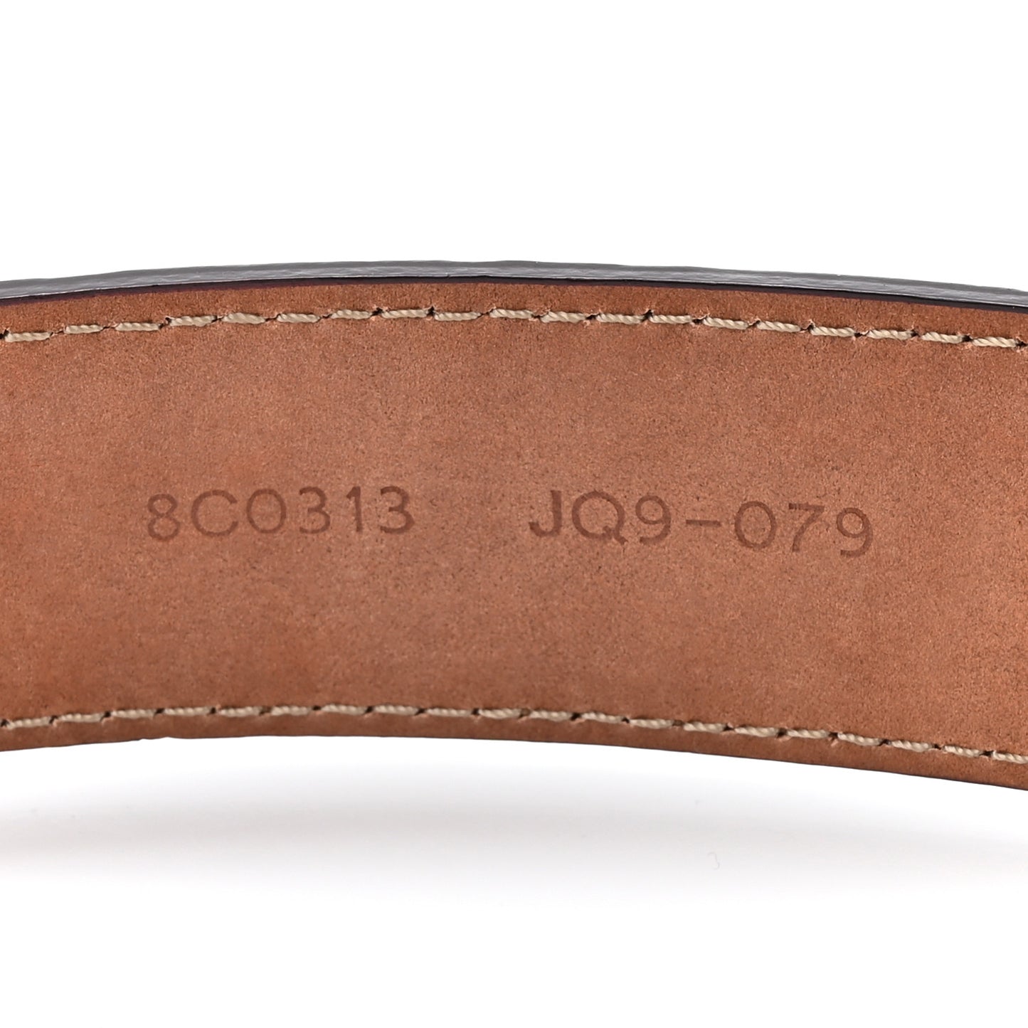 Cuoio Romano Selleria FF logo Belt 95 32 Brown