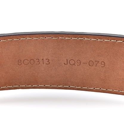 Fendi Cuoio Romano Selleria FF logo Belt 95 32 Brown 5 of 6