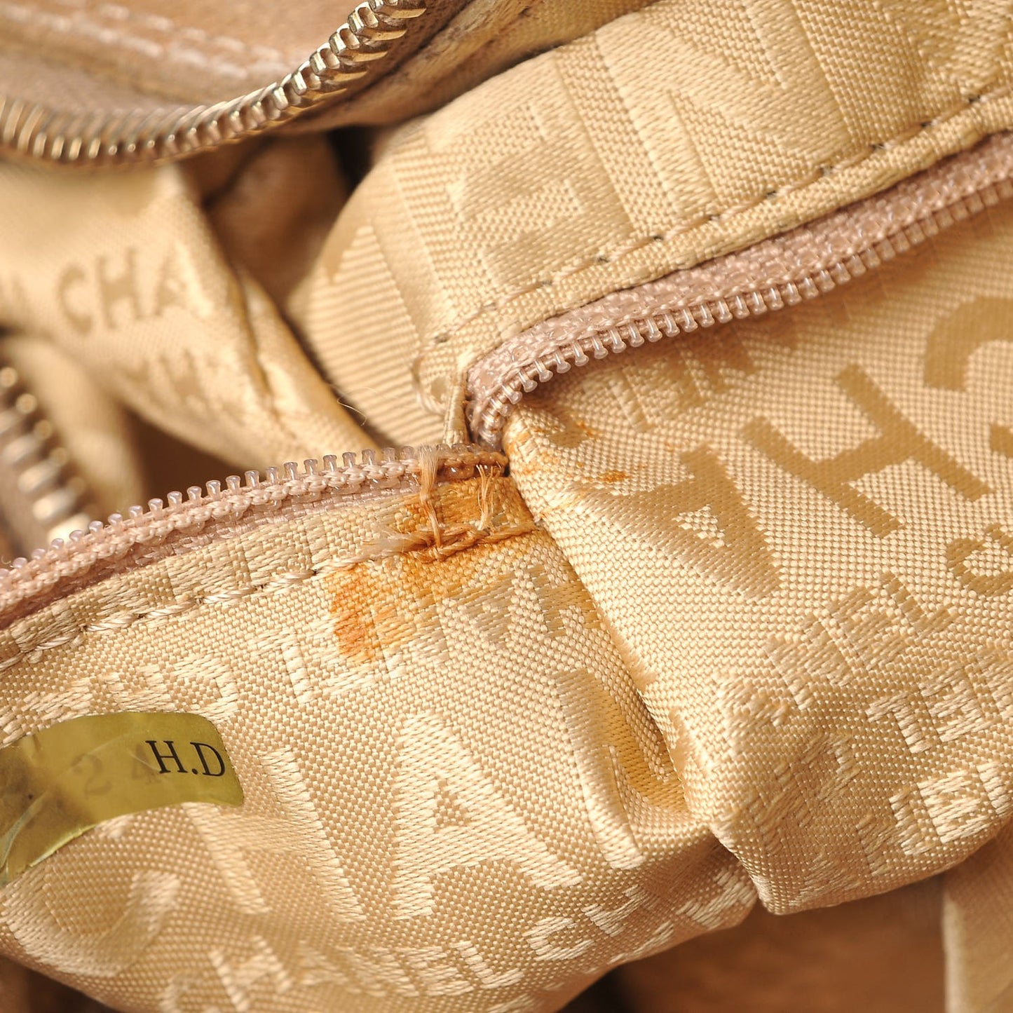 Suede CC Shoulder Bag Beige
