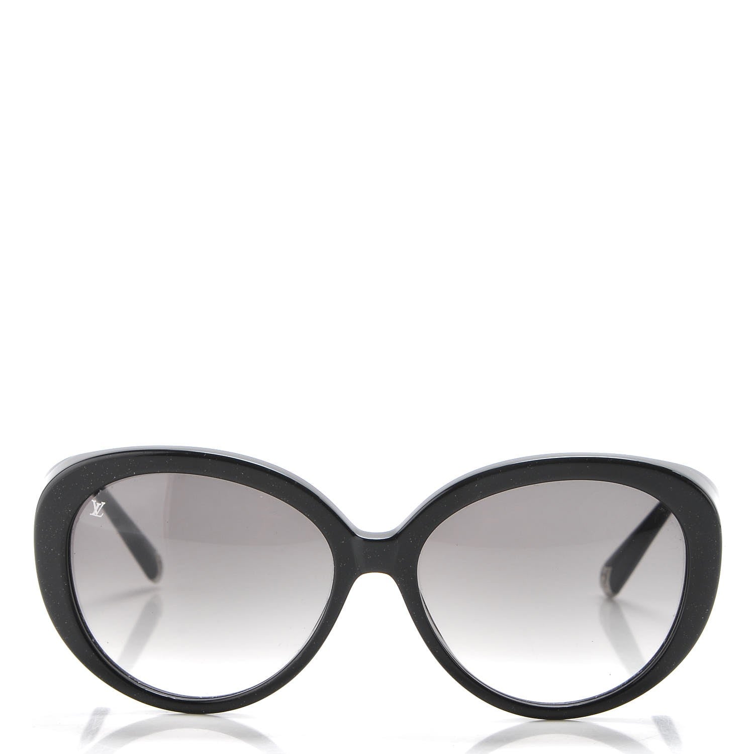 Louis Vuitton Acetate Bluebell Sunglasses Z0693W Black Glitter 2 of 7