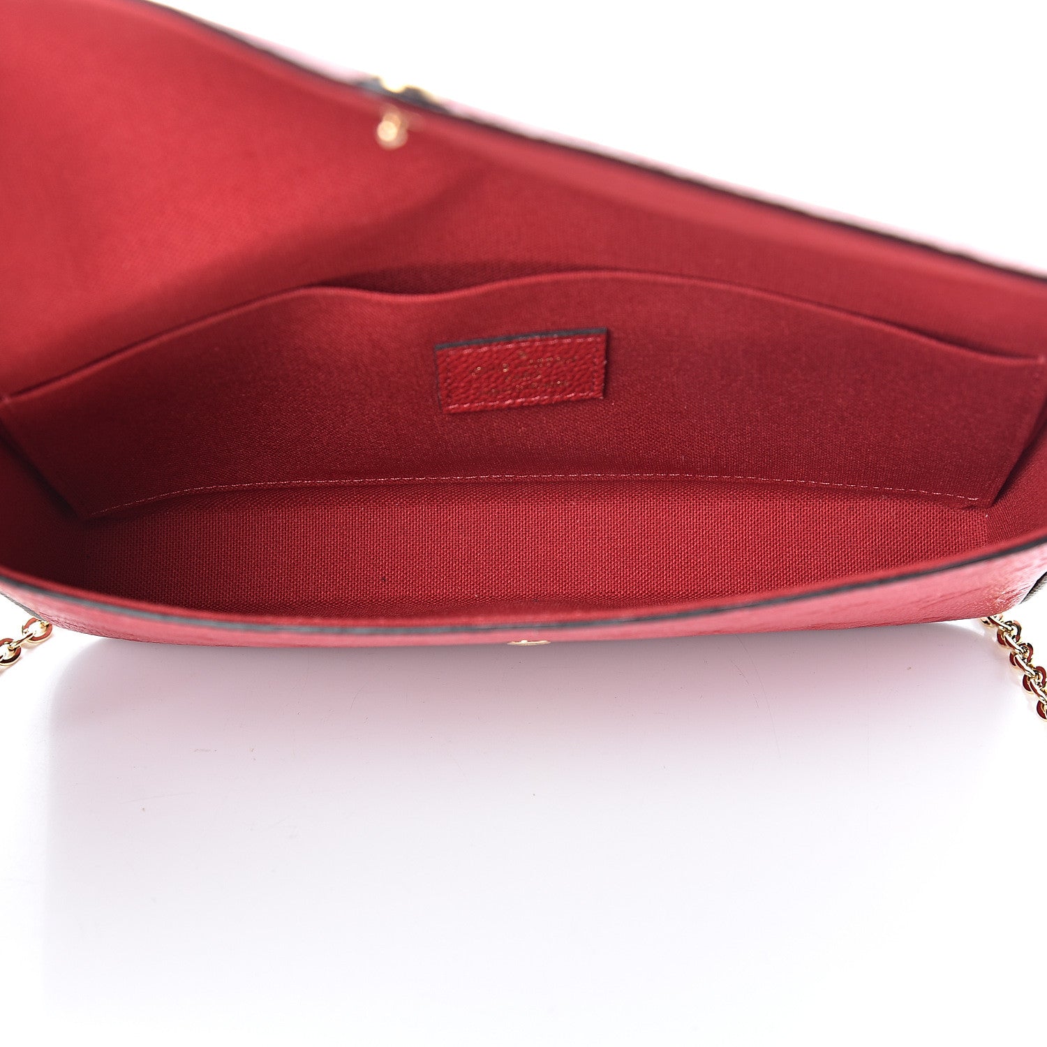 Louis Vuitton Empreinte Pochette Felicie Chain Wallet Cherry 6 of 13