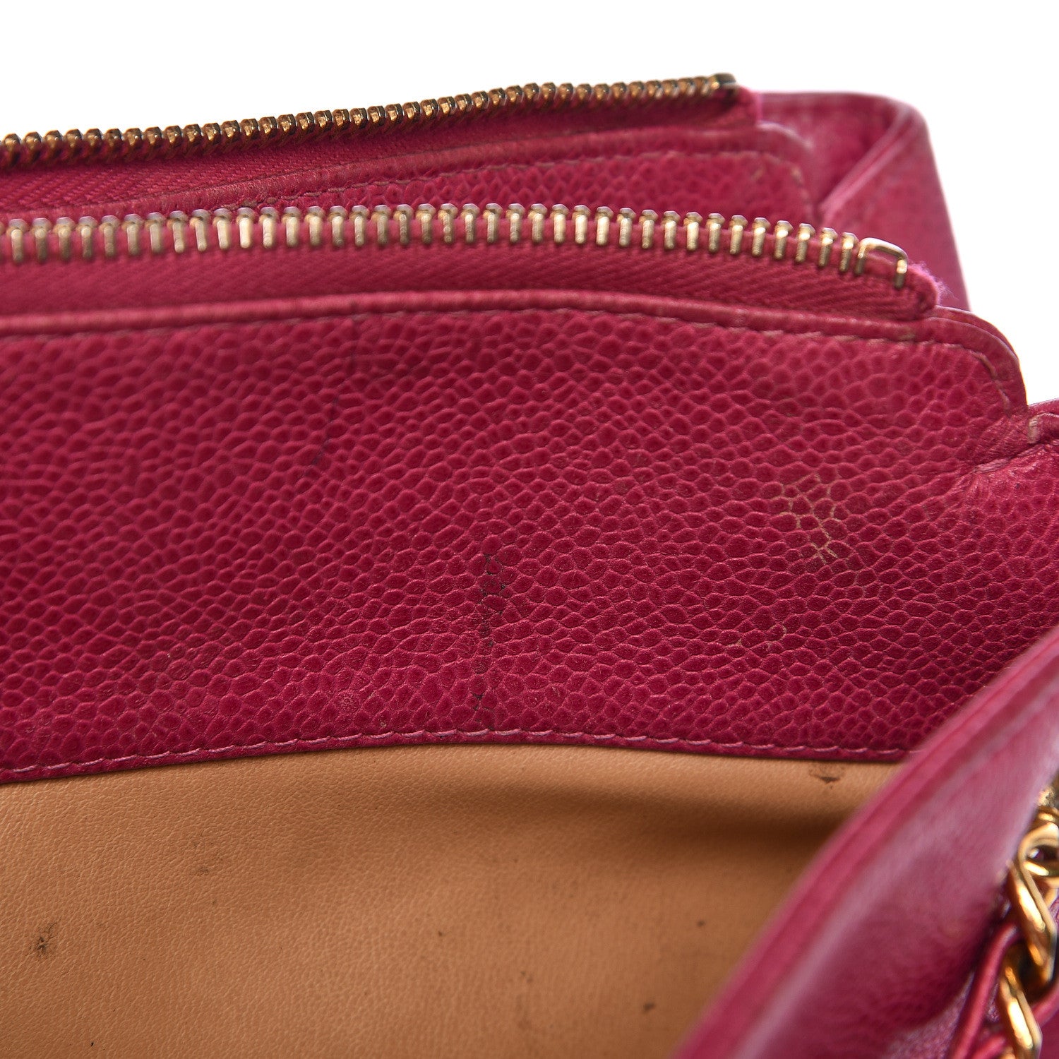 Chanel Caviar CC Shoulder Bag Pink 19 of 42