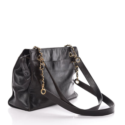 Chanel Lambskin CC Shoulder Bag Black 3 of 9