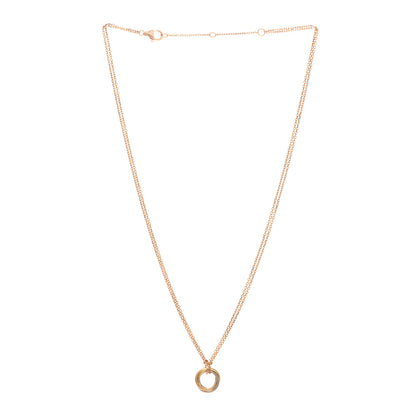 Cartier 18K Pink Yellow White Gold Trinity Double Chain Pendant Necklace 3 of 4