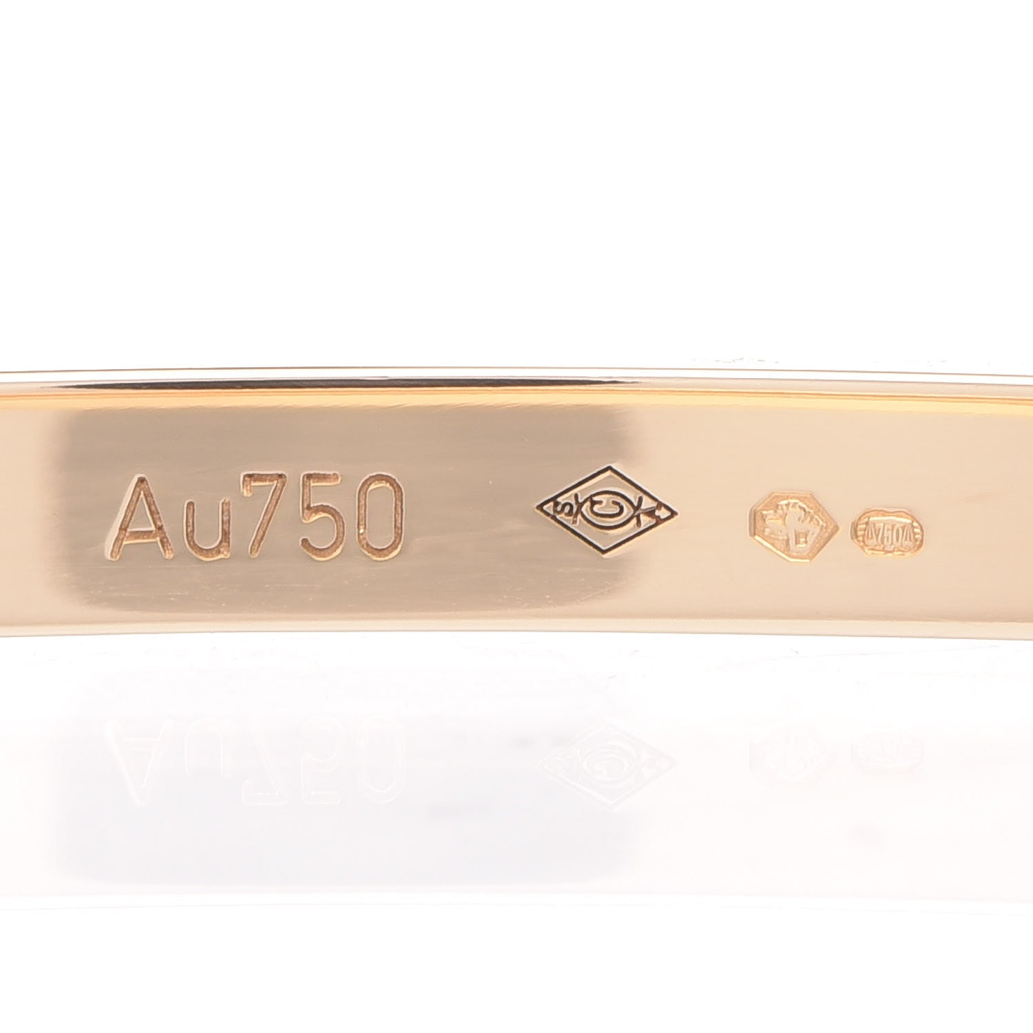 Cartier 18K Yellow Gold Small LOVE Bracelet 19 4 of 7