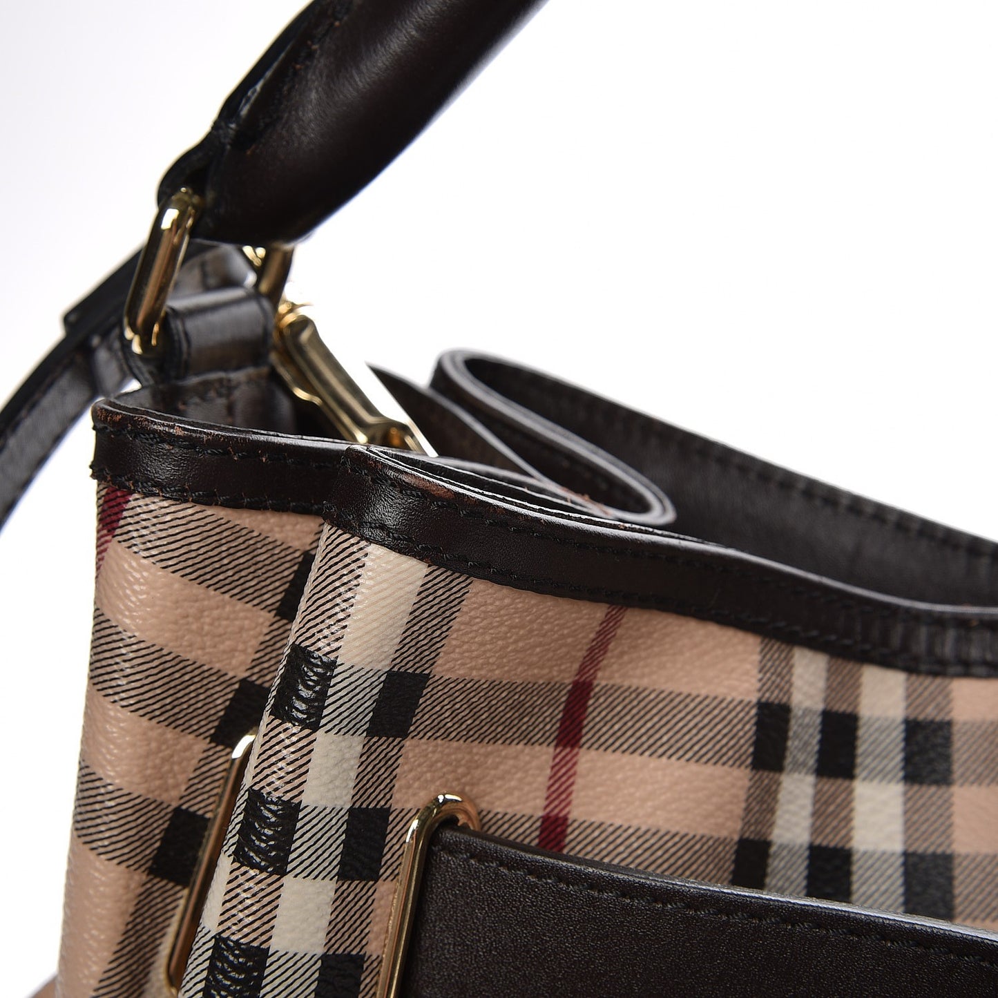 Haymarket Check Medium Willenmore Hobo Chocolate