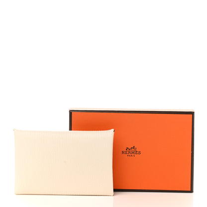 Hermes Chevre Mysore Verso Calvi Card Case Nata Quebracho 8 of 8