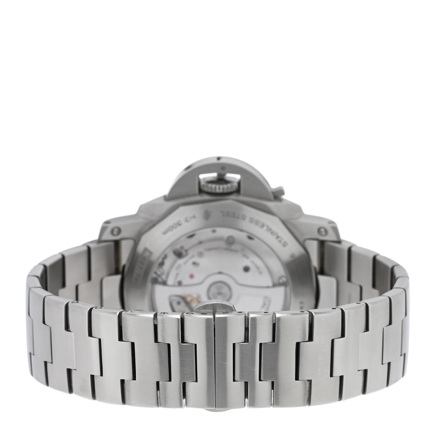 Stainless Steel 44mm Luminor Marina 1950 3 Days Automatic Watch Black PAM00328
