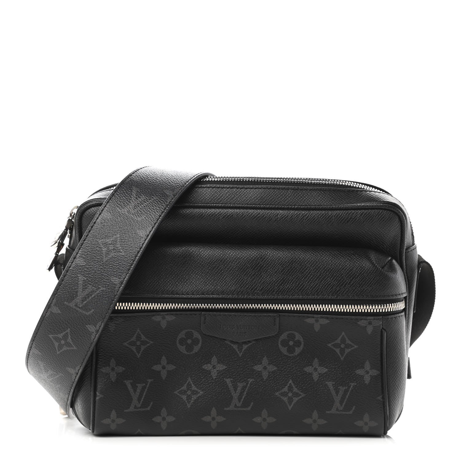 Louis Vuitton Taiga Monogram Eclipse Outdoor Messenger Black 1 of 10