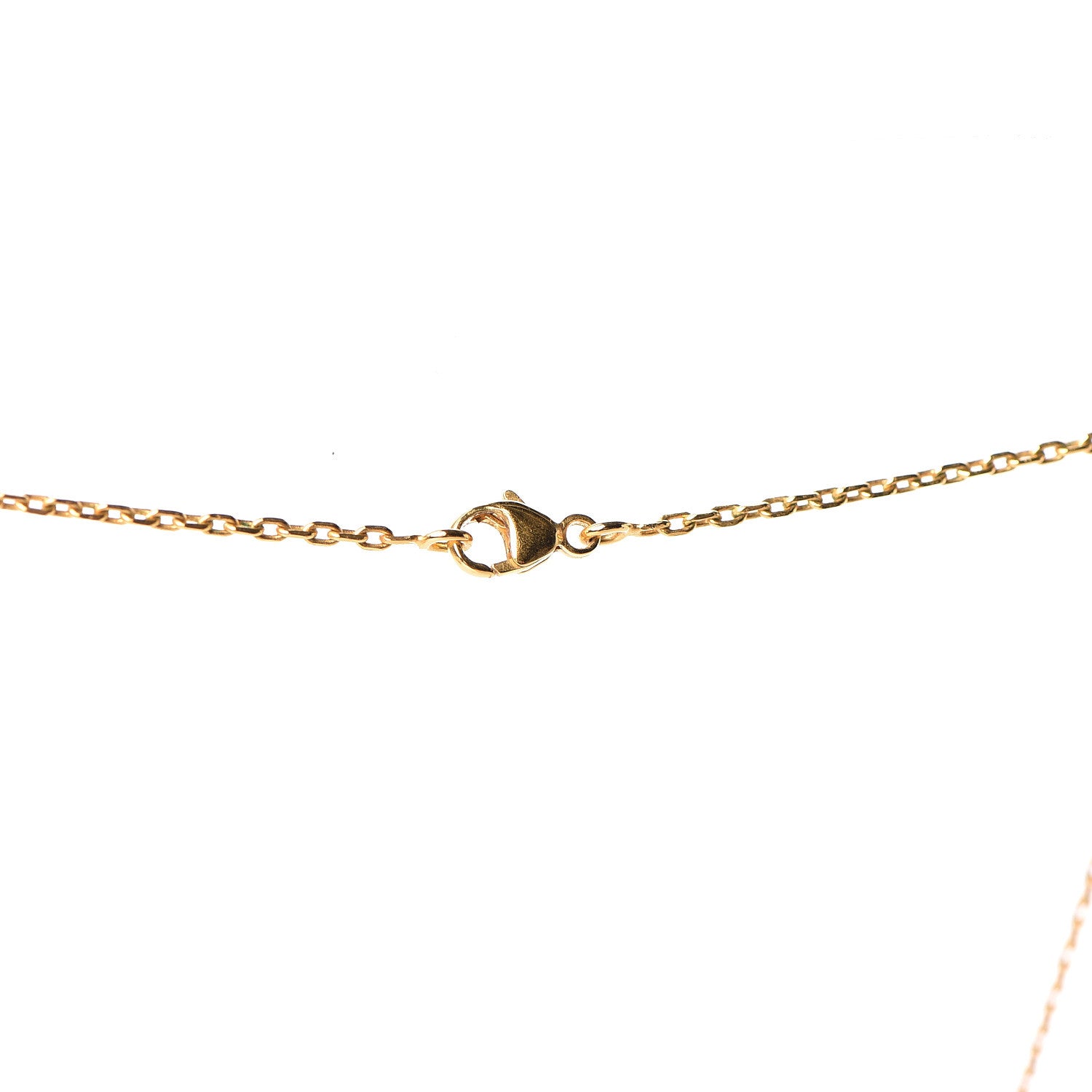Hermes Lacquered Gold Pop H Pendant Necklace Marron Glace 5 of 6