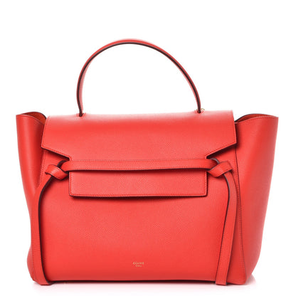 Celine Grained Calfskin Mini Belt Bag Vermillion 1 of 8