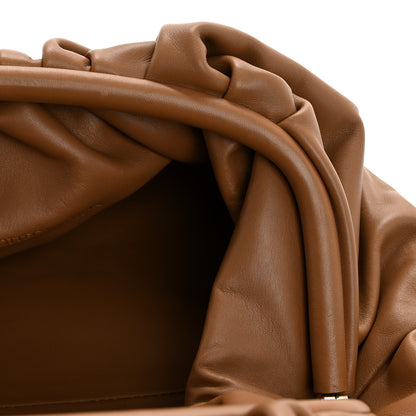 Bottega Veneta Smooth Butter Calf The Pouch Oversized Clutch Teak 11 of 11