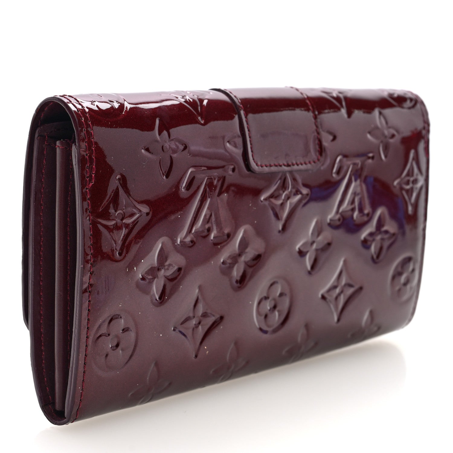 Louis Vuitton Vernis Sarah Noeud Wallet Rouge Fauviste 3 of 6