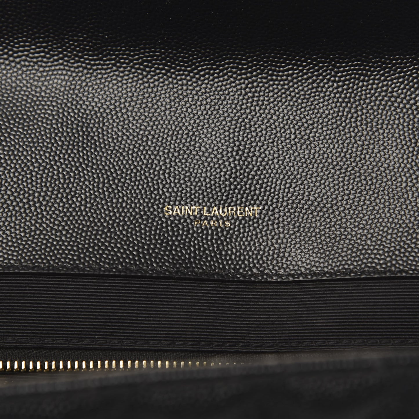 Grain De Poudre Large Tri-Quilt Monogram Satchel Black