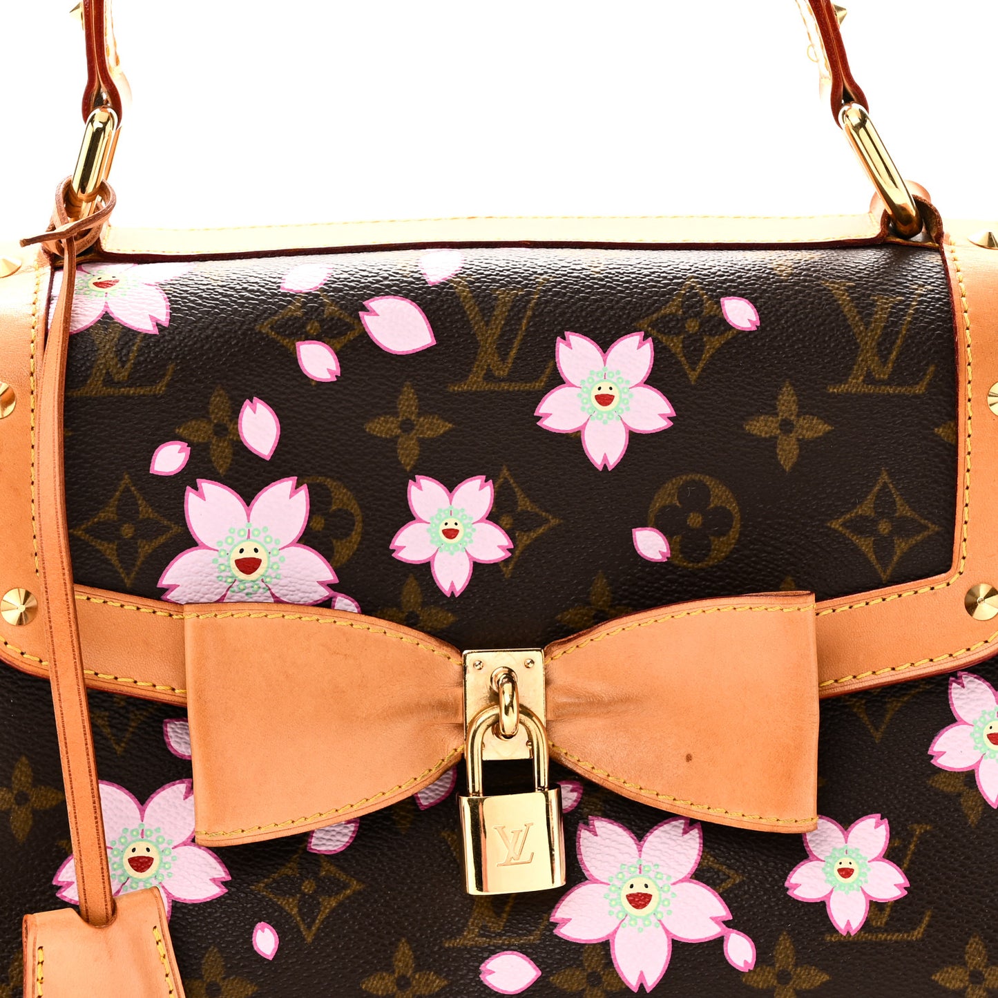 Monogram Cherry Blossom Sac Retro Bag Brown