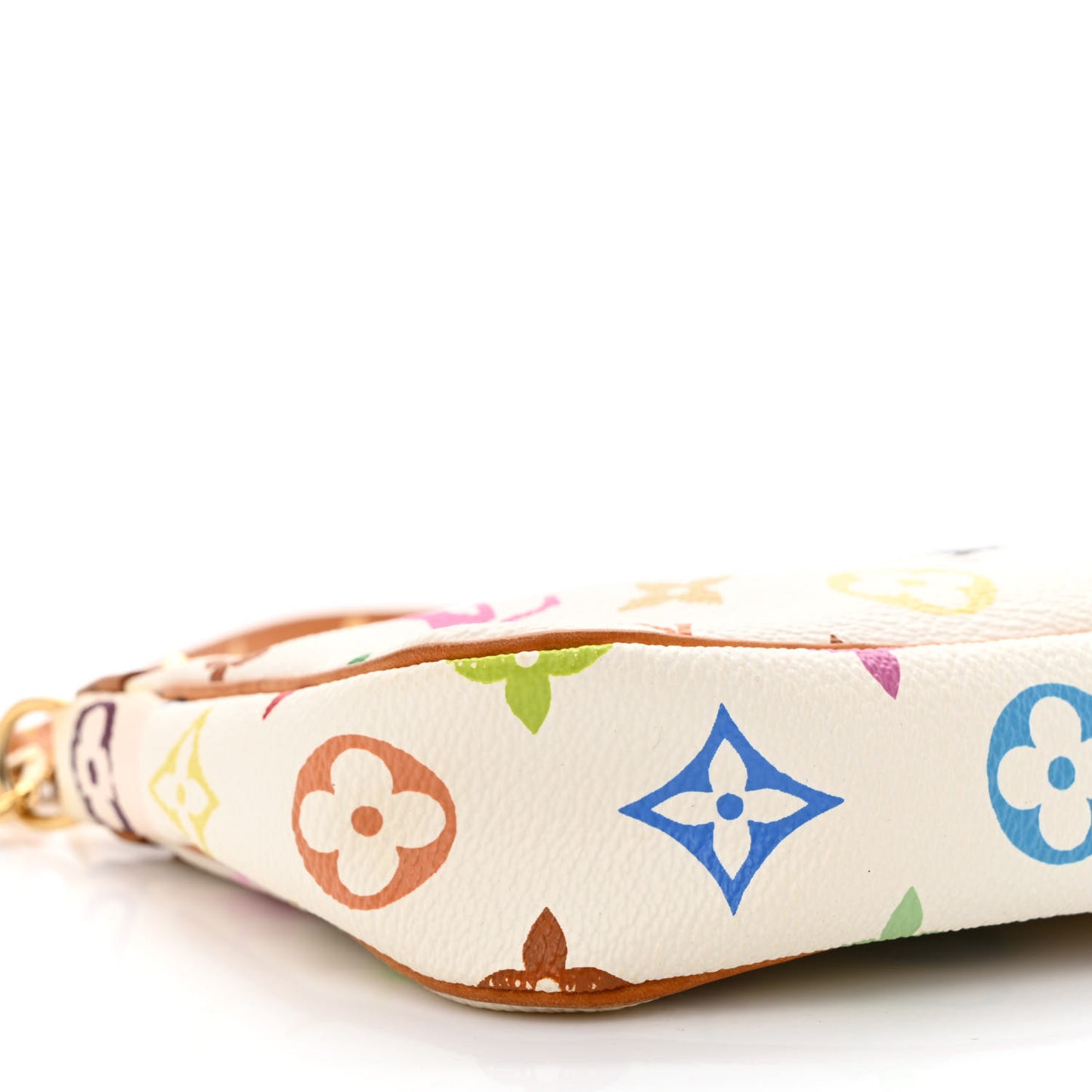 Monogram Multicolor Pochette Accessories White