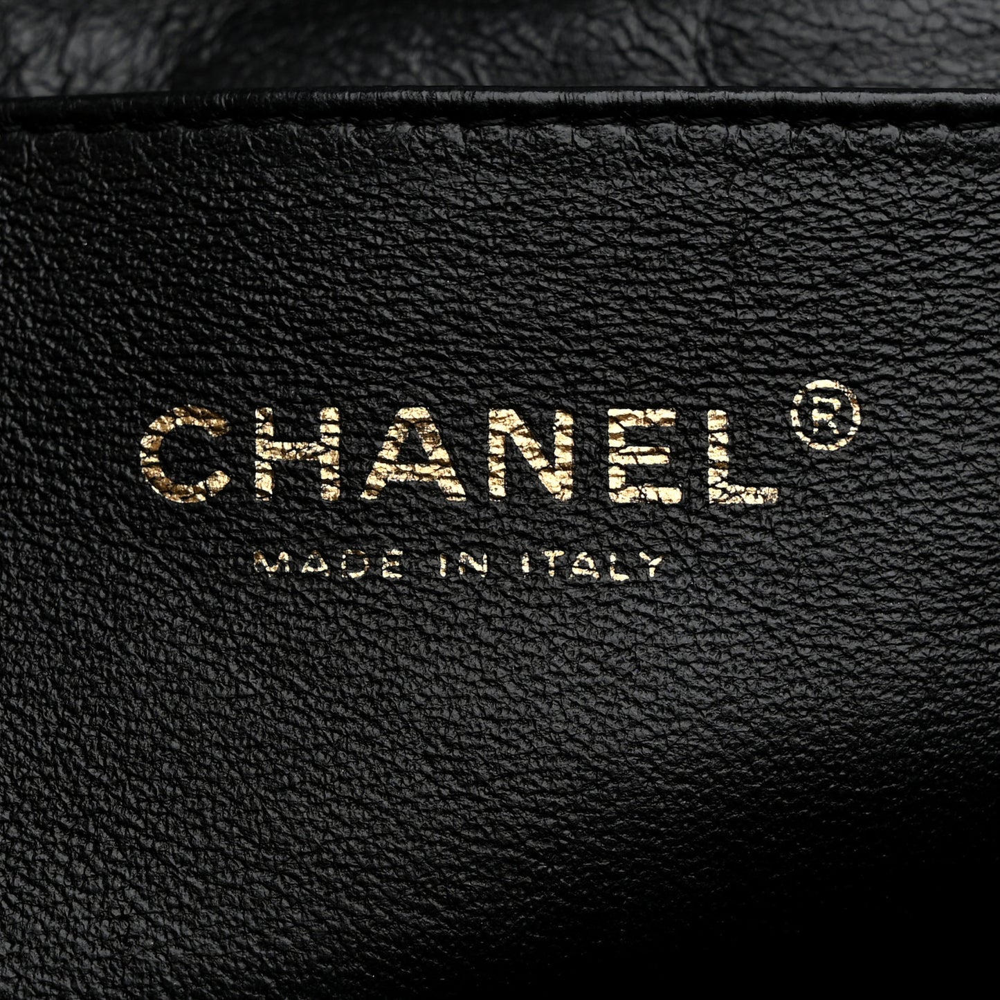 Lambskin Quilted Clutch With Chain Flap Black
