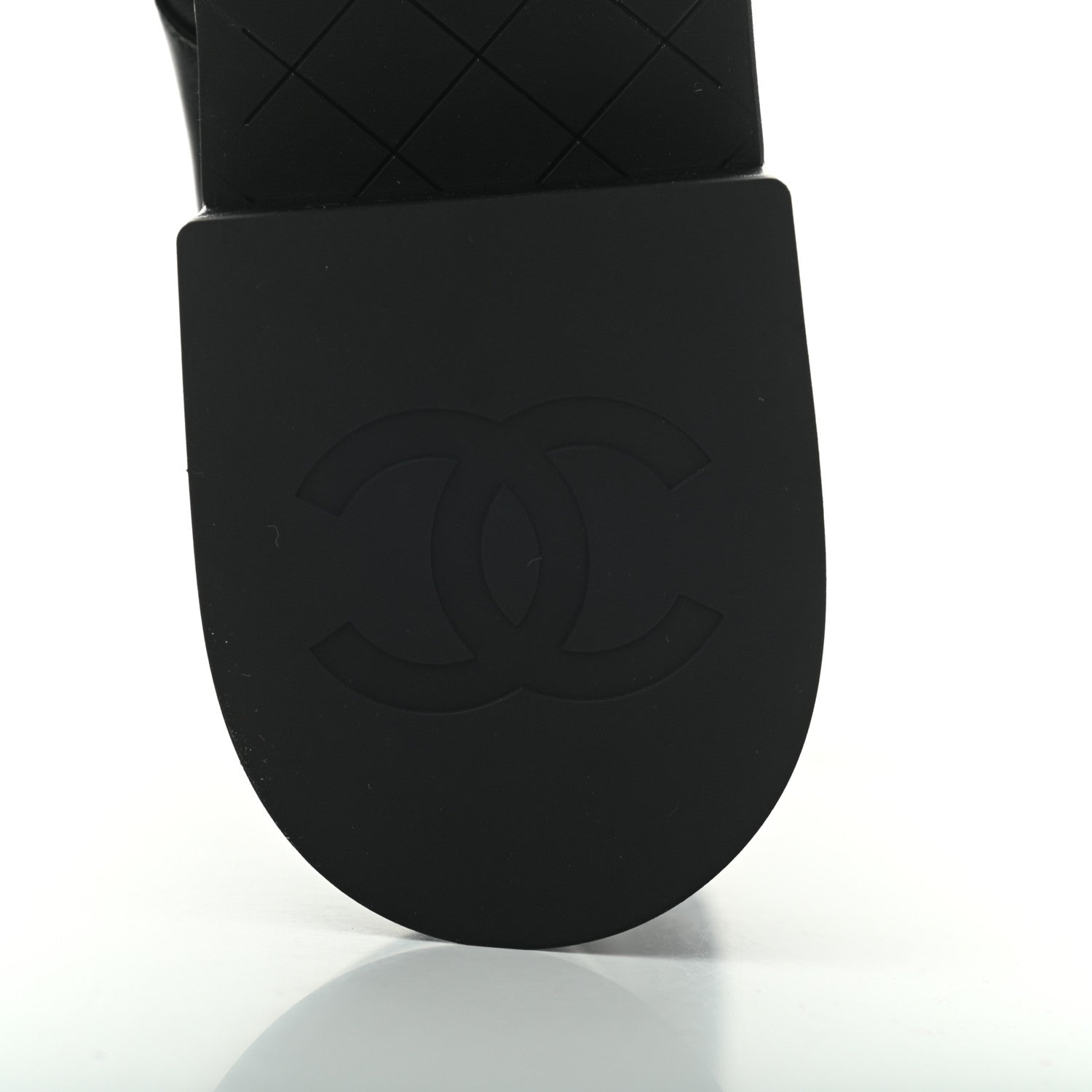 Chanel Lambskin Quilted Lace Up Combat Boots 41 Black 7 of 8