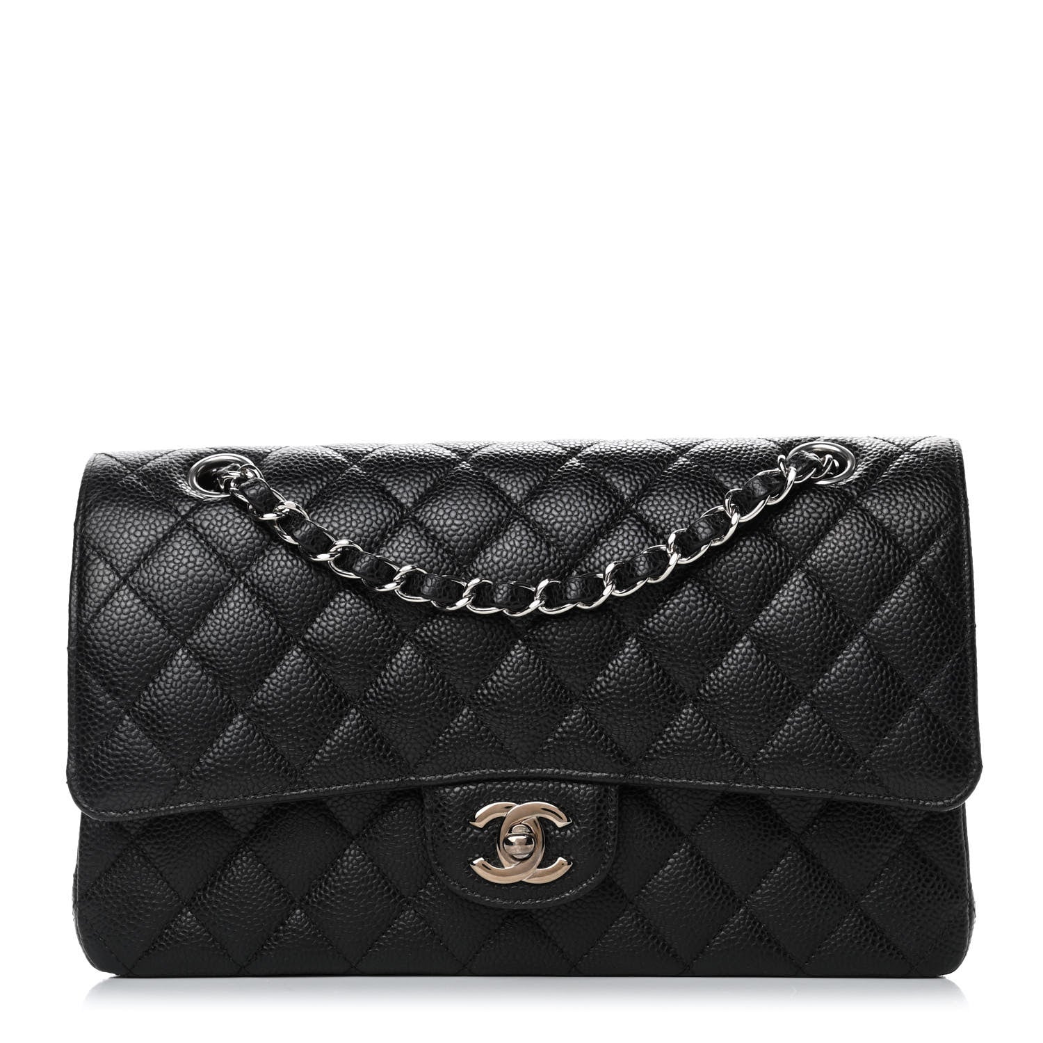 Chanel Caviar Quilted Medium Double Flap Black 1 of 4
