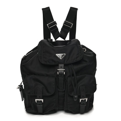 Prada Re-Nylon Saffiano Medium Backpack Black 3 of 11