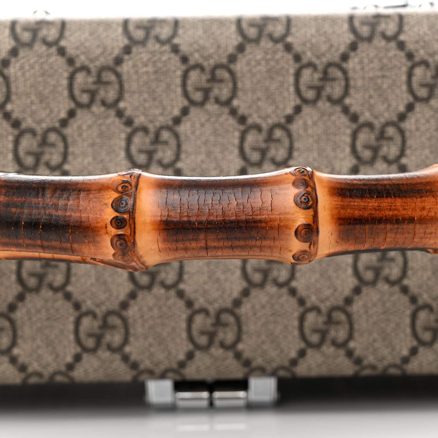 Gucci GG Supreme Monogram Globe-Trotter Beauty Case Brown 13 of 14