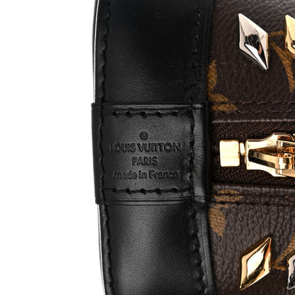 Louis Vuitton Monogram Macassar Studded Alma BB 6 of 15