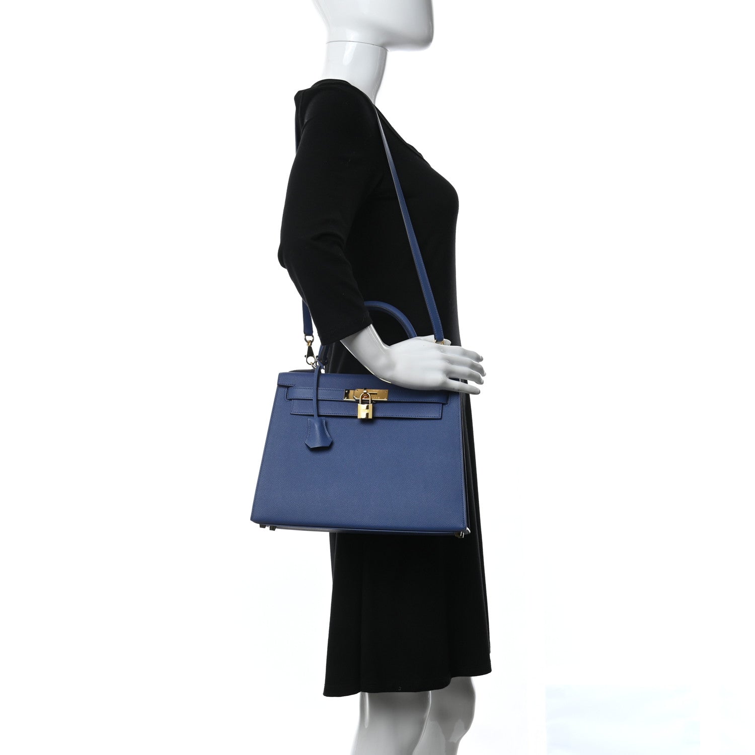 Hermes Epsom Kelly Sellier 28 Bleu Brighton 2 of 10