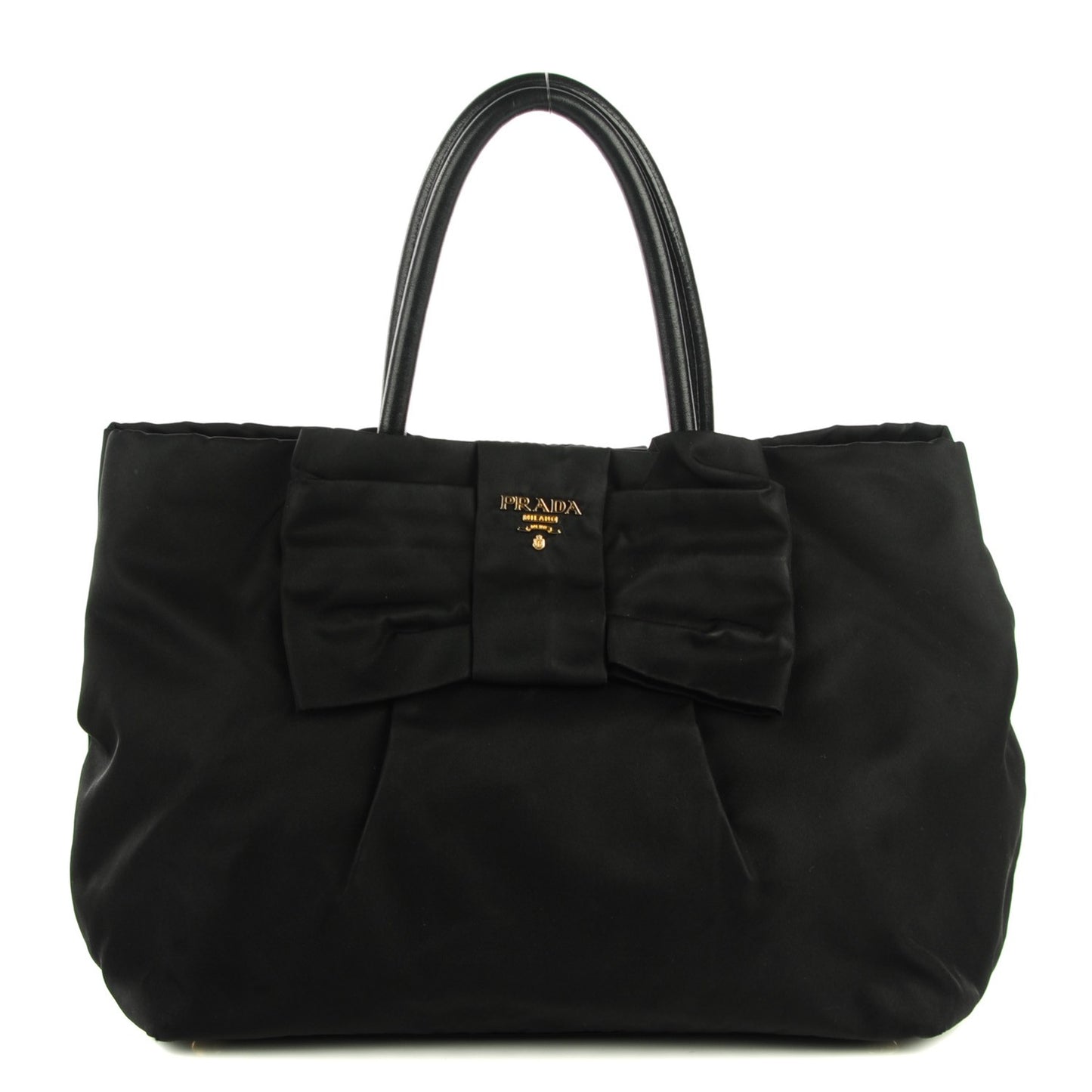 Tessuto Fiocco Bow Tote Black