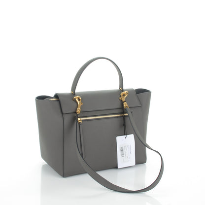 Celine Grained Calfskin Mini Belt Bag Grey 3 of 8