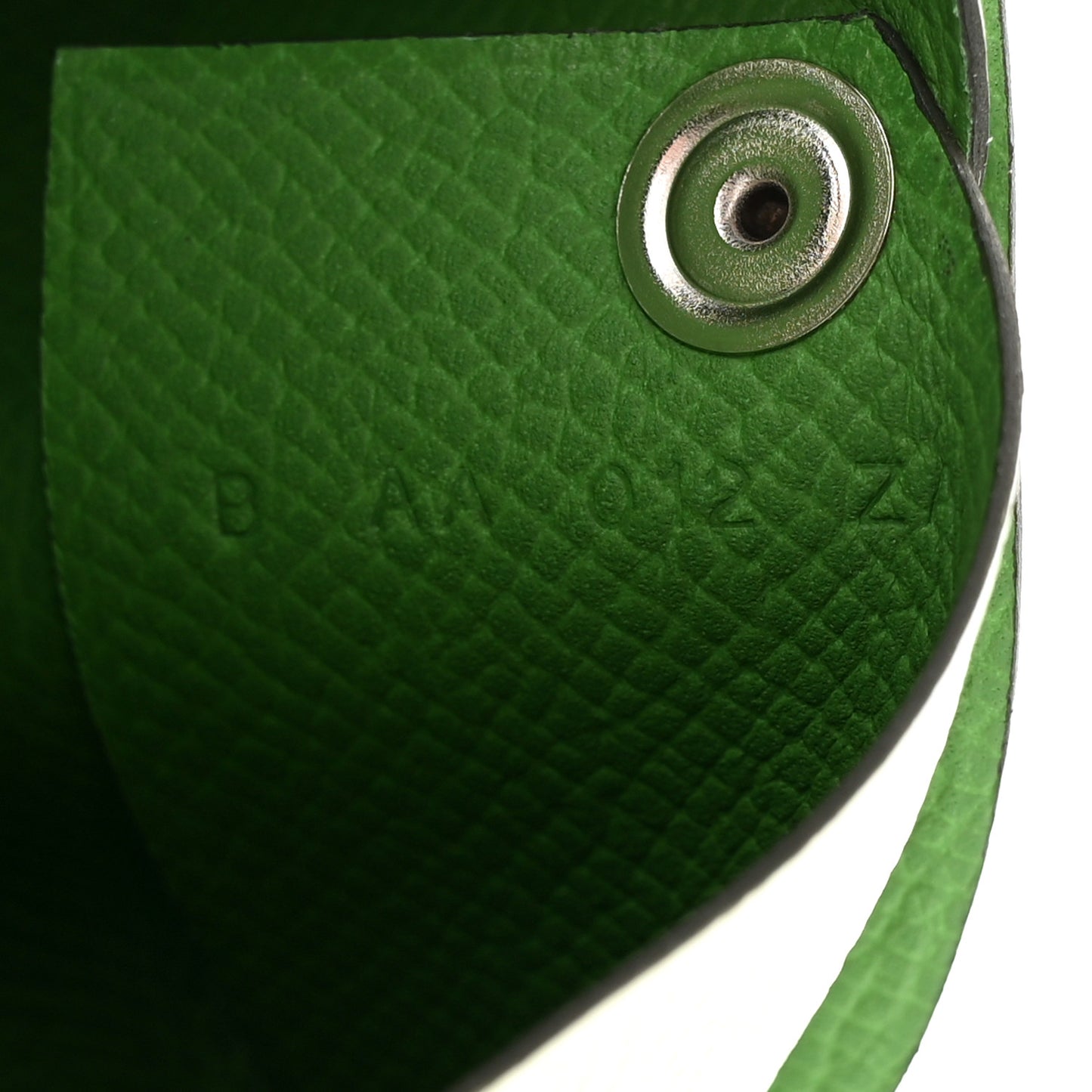 Epsom Verso Calvi Duo Card Case Vert Fizz Vert Yucca