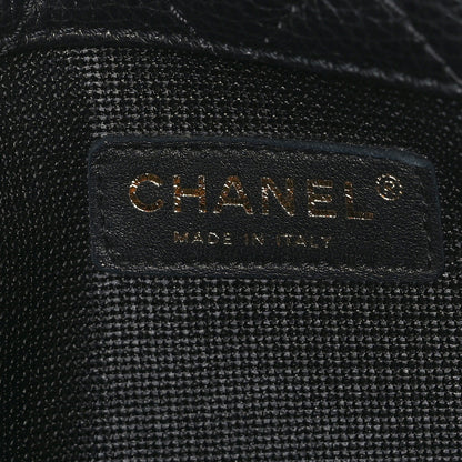 Chanel Calfskin Quilted XXL Travel Flap Bag Black 6 of 9