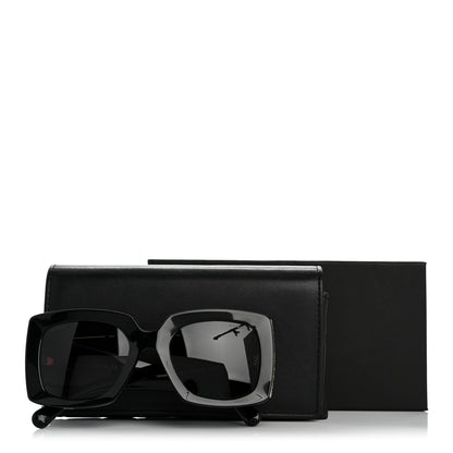 Chanel Acetate Rectangle Sunglasses 5435 Black 7 of 7