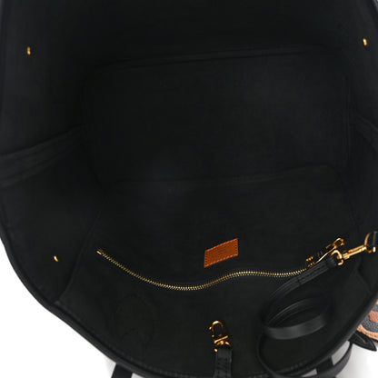 Louis Vuitton Empreinte Monogram Giant Wild at Heart Neverfull MM Black 6 of 10