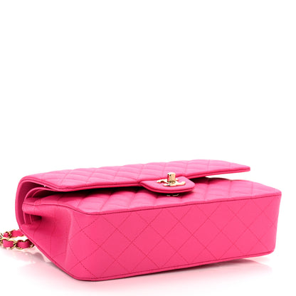 Chanel Caviar Quilted Medium Double Flap Rose 4 of 11