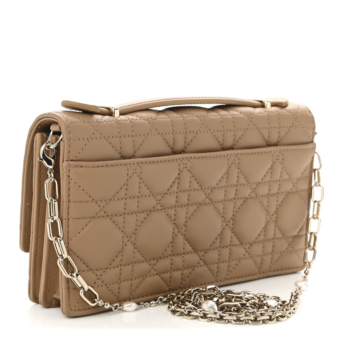 Lambskin Cannage Mini My Dior Bag Beige