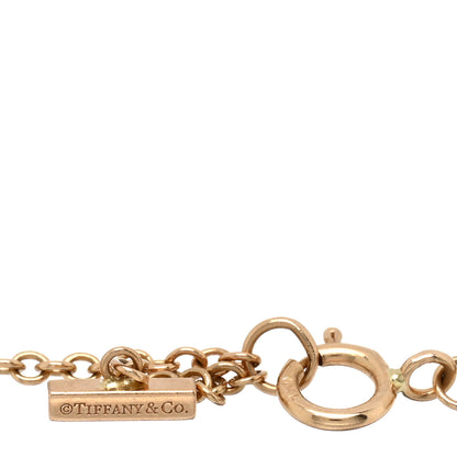 Tiffany 18K Rose Gold Diamond T Smile Bracelet 3 of 3